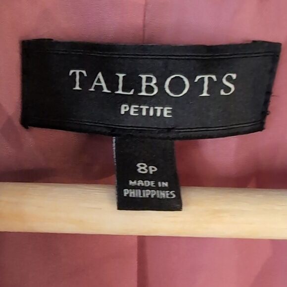 Soft Pink Cotton Corduroy Blazer Size 6 petite - Picture 3 of 12